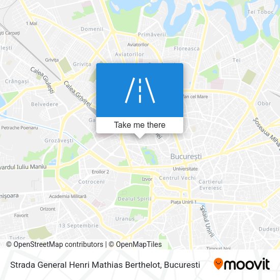 Strada General Henri Mathias Berthelot map