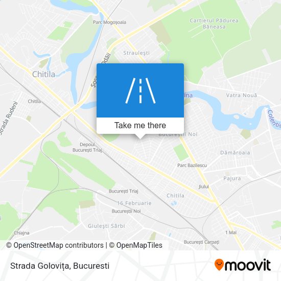 Strada Golovița map