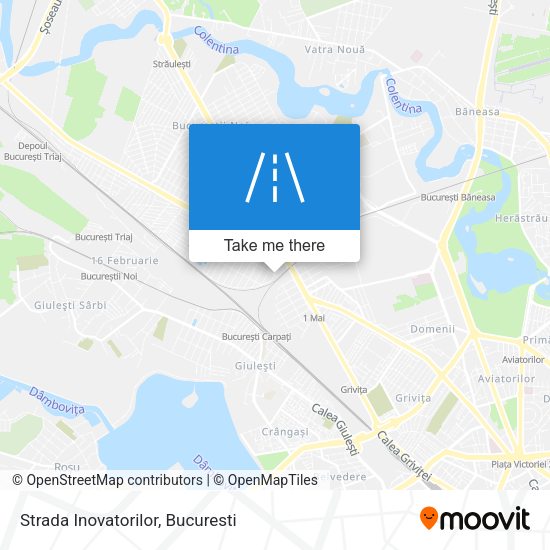Strada Inovatorilor map
