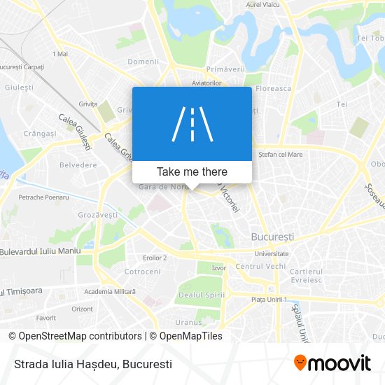 Strada Iulia Hașdeu map