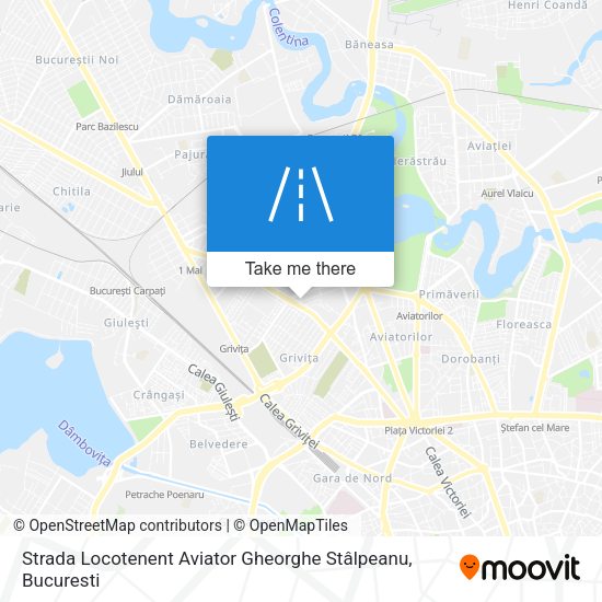 Strada Locotenent Aviator Gheorghe Stâlpeanu map