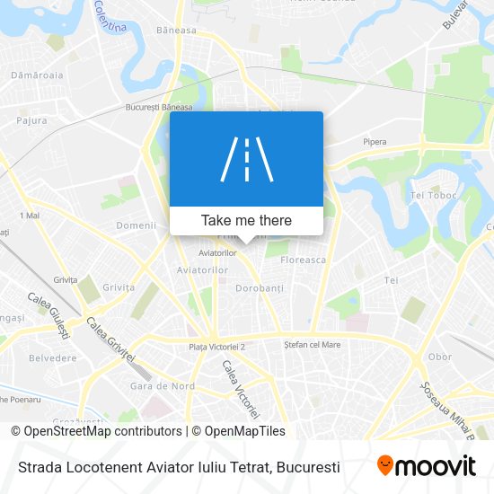Strada Locotenent Aviator Iuliu Tetrat map
