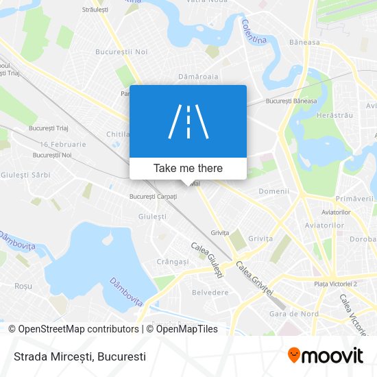Strada Mircești map