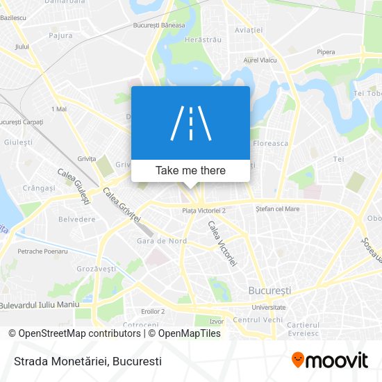 Strada Monetăriei map