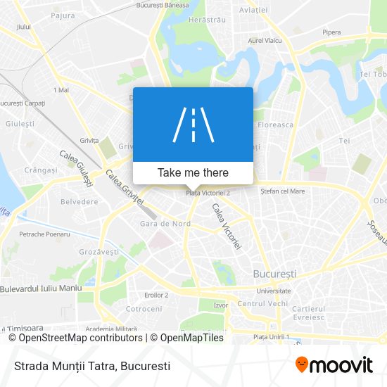 Strada Munții Tatra map