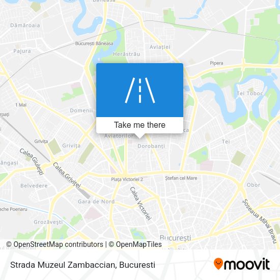 Strada Muzeul Zambaccian map