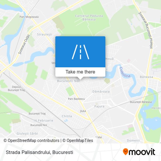 Strada Palisandrului map