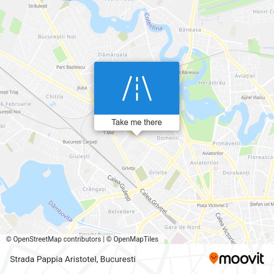 Strada Pappia Aristotel map