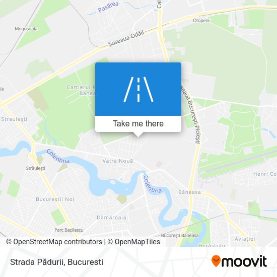 Strada Pădurii map