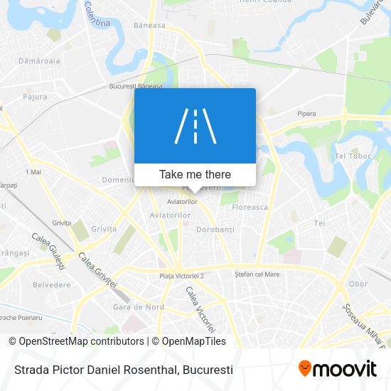 Strada Pictor Daniel Rosenthal map