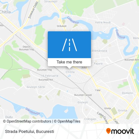 Strada Poetului map