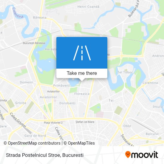 Strada Postelnicul Stroe map