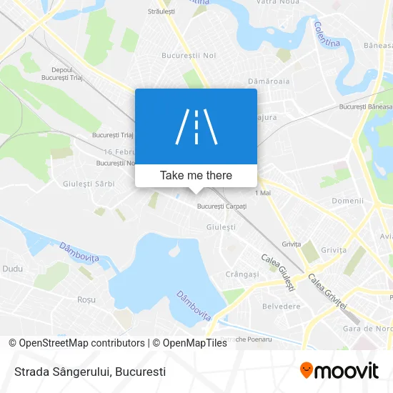 Strada Sângerului map