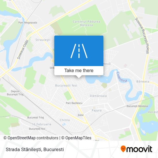 Strada Stănilești map