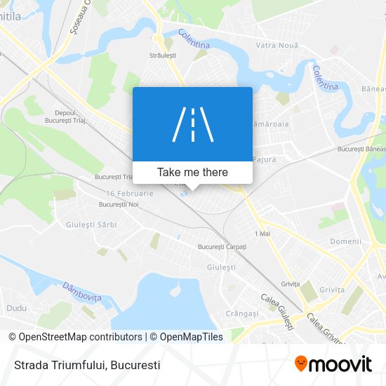 Strada Triumfului map
