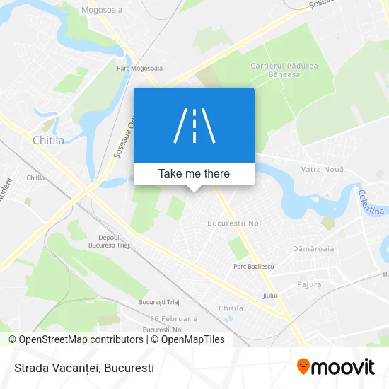 Strada Vacanței map
