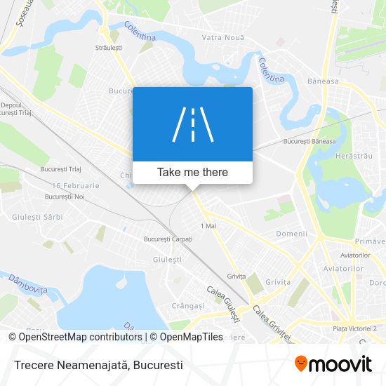 Trecere Neamenajată map