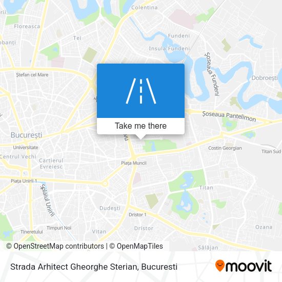 Strada Arhitect Gheorghe Sterian map