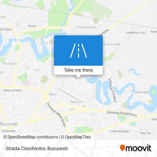 Strada Ciorchinilor map