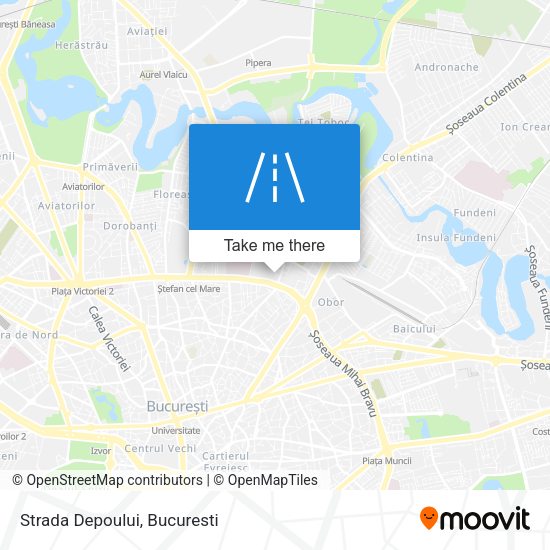 Strada Depoului map