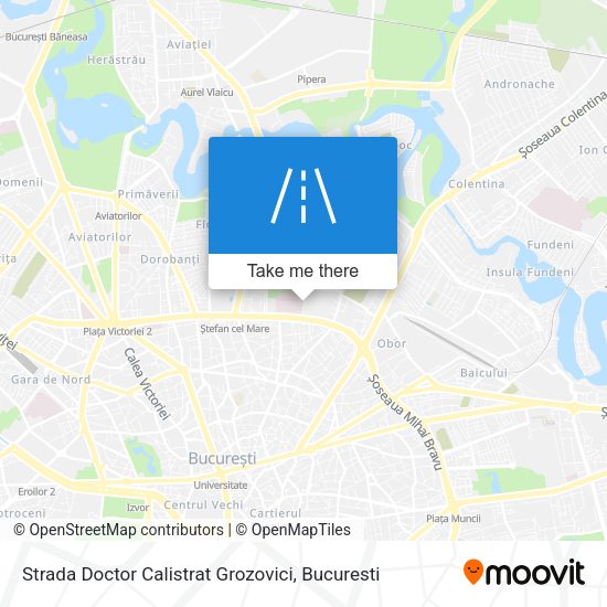 Strada Doctor Calistrat Grozovici map