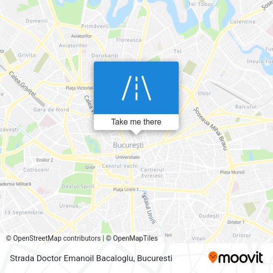 Strada Doctor Emanoil Bacaloglu map