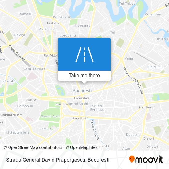 Strada General David Praporgescu map