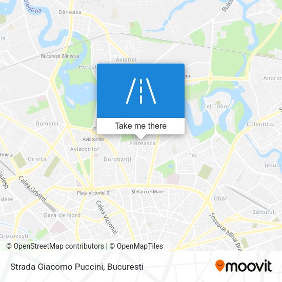 Strada Giacomo Puccini map