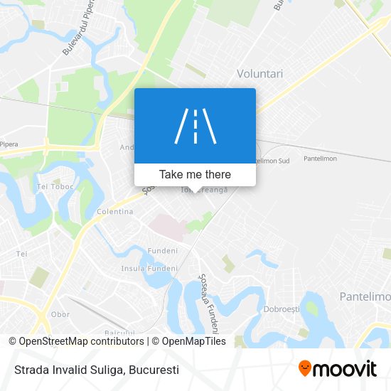 Strada Invalid Suliga map