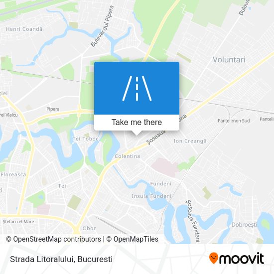 Strada Litoralului map