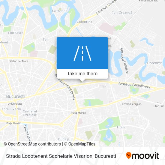 Strada Locotenent Sachelarie Visarion map