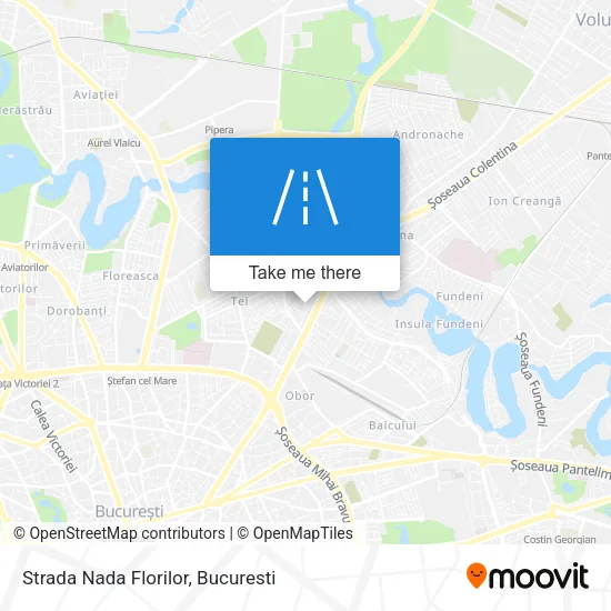Strada Nada Florilor map