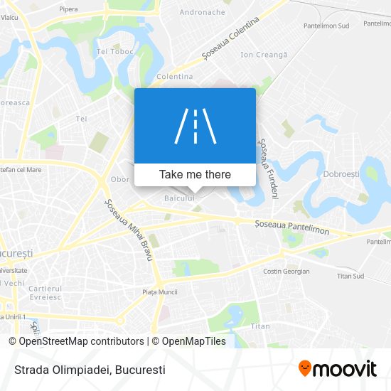 Strada Olimpiadei map