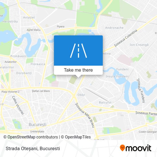 Strada Oteșani map