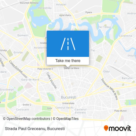 Strada Paul Greceanu map