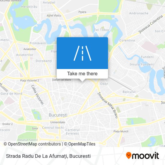 Strada Radu De La Afumați map