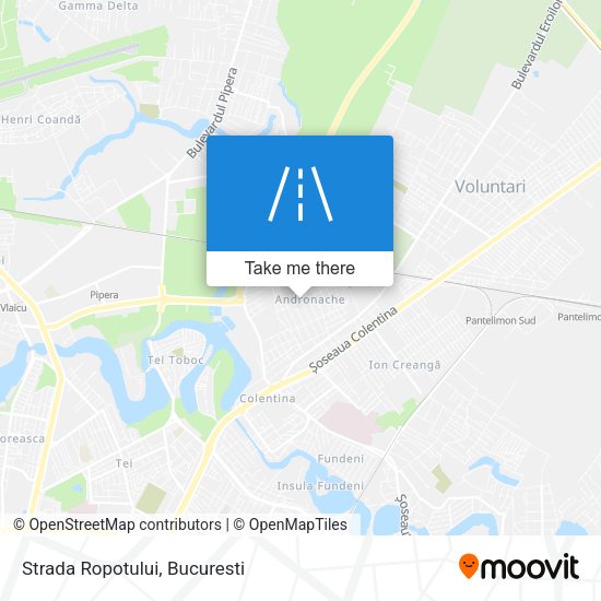 Strada Ropotului map