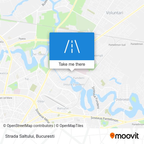 Strada Saltului map