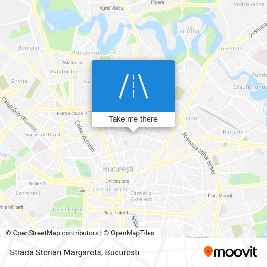 Strada Sterian Margareta map