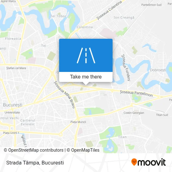 Strada Tâmpa map