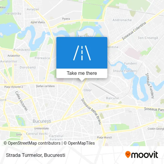Strada Turmelor map