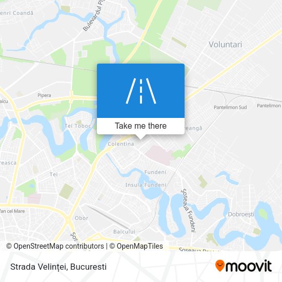 Strada Velinței map