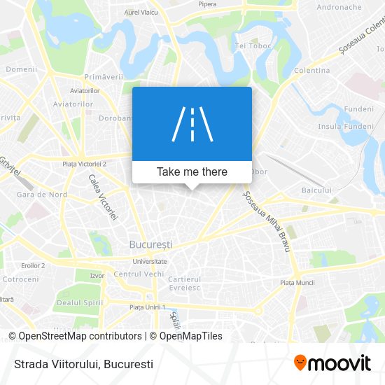 Strada Viitorului map