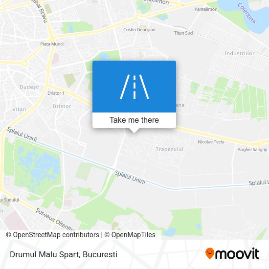 Drumul Malu Spart map