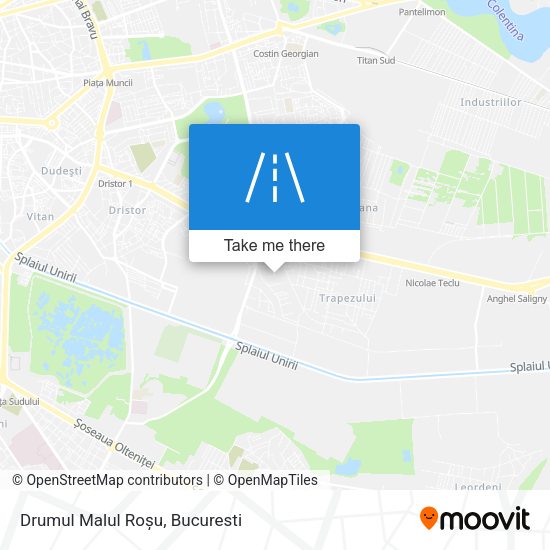 Drumul Malul Roșu map