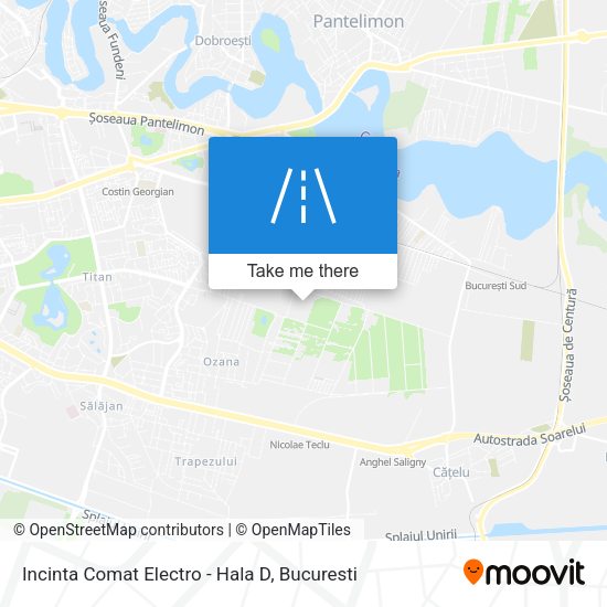 Incinta Comat Electro - Hala D map