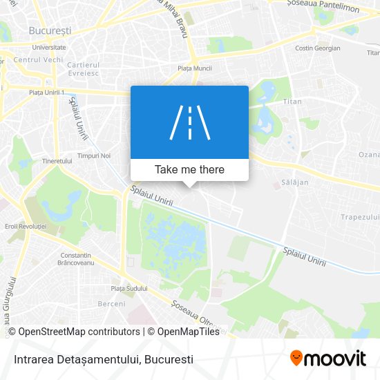 Intrarea Detașamentului map