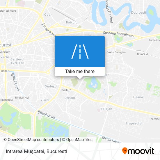 Intrarea Mușcatei map