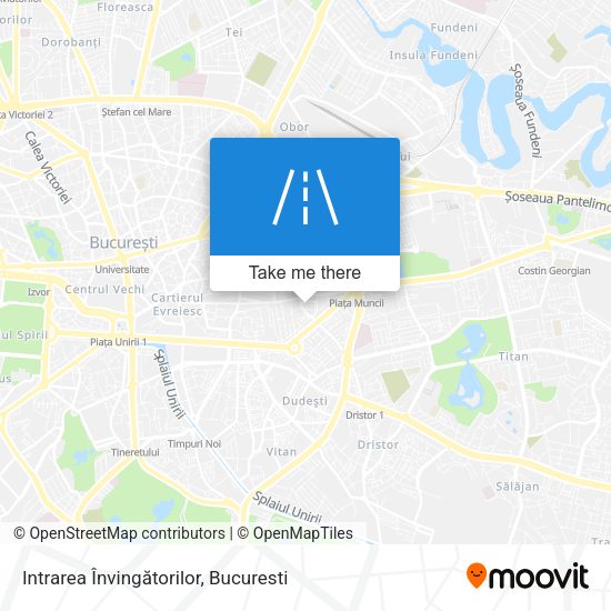 Intrarea Învingătorilor map