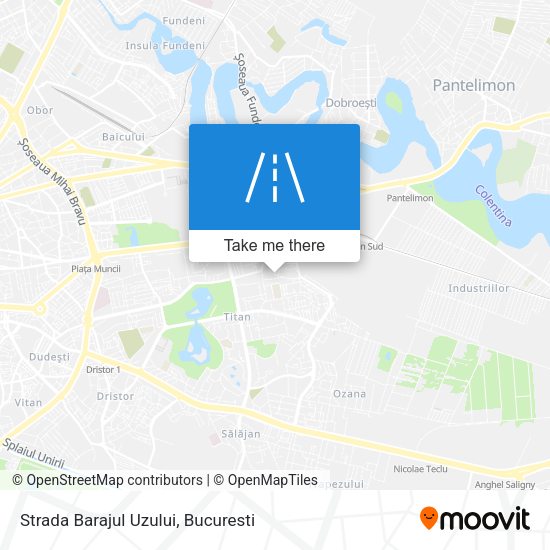 Strada Barajul Uzului map